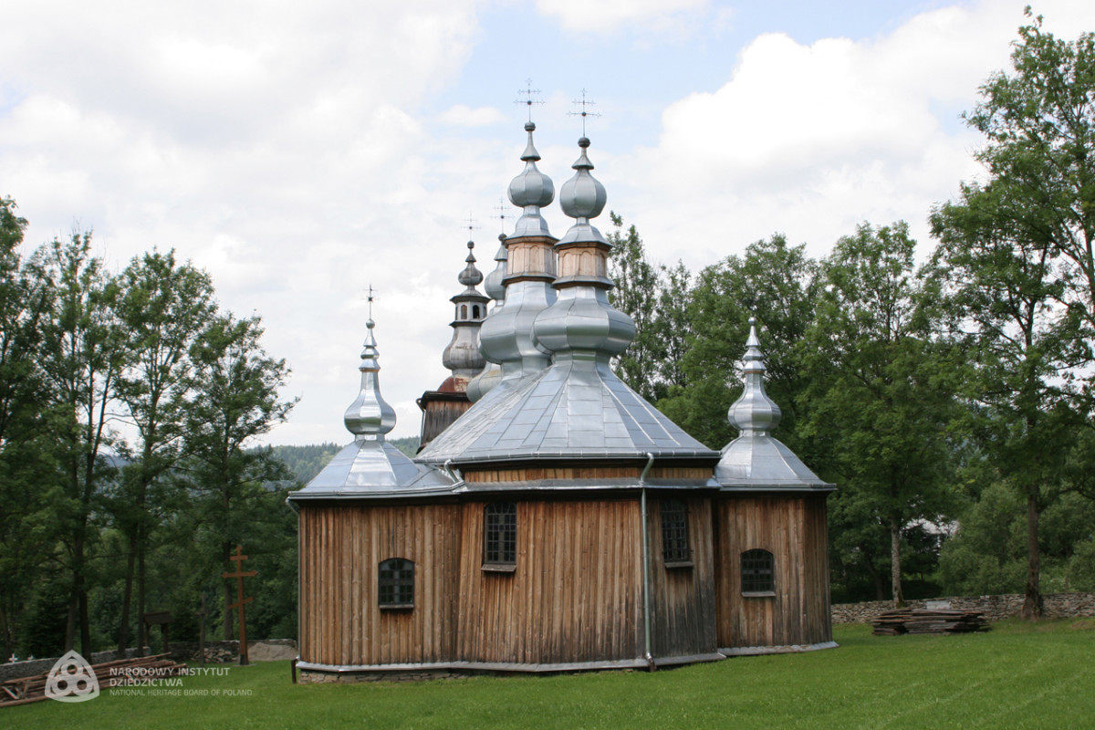 Turzańsk. Cerkiew p.w. św. Michała Archanioła. Widok elewacji wschodniej.